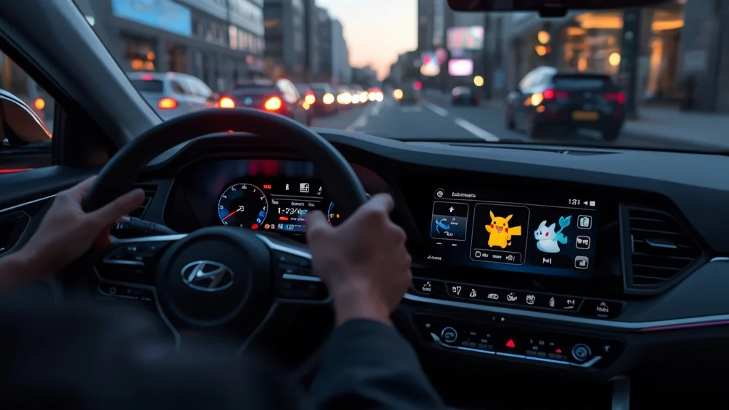 Hyundai, Pokemon, digital dashboard, infotainment, Pokedex, car customization, connected car 1