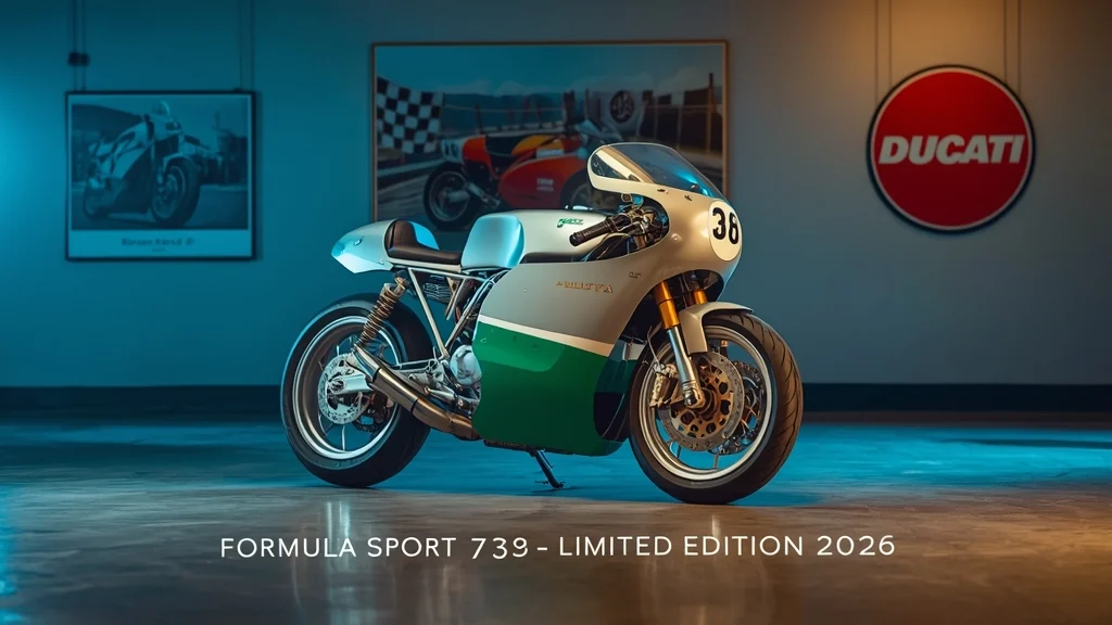 Ducati Formula Sport 73, 750 Super Sport Desmo, limited edition motorcycle, Ducati Scrambler Cafe Racer, V-twin Desmodue engine, 2026 motorcycle release 1