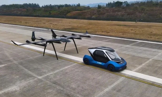 eVTOL, modular aircraft, Chinese aerospace, vertical takeoff, urban air mobility, electric air vehicle, road‑drivable aircraft, CASC 3