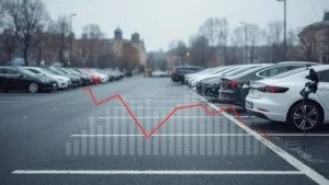 European car sales, January 2026, auto market Europe, electric vehicles, ACEA data, market downturn, car registrations 1