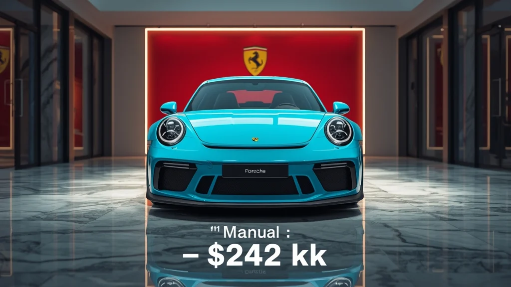 Porsche 911 GT3, manual transmission sports car, Ferrari dealership, used luxury car, 2023 Porsche GT3, high-performance coupe, collector car market, sports car pricing 1