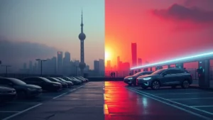 China gasoline car sales, ICE vehicle decline China, Chinese car market 2025, electric vehicles China, Autohome report, Geely sales, Volkswagen China 1