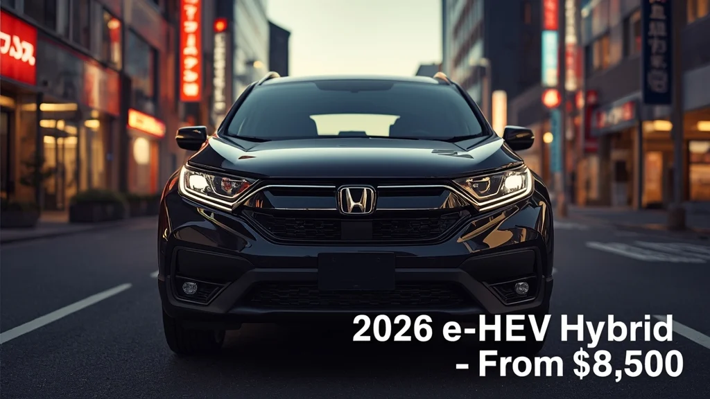 Honda CR-V 2026, hybrid SUV, e:HEV, Honda Connect, Honda Sensing, AWD, Black Edition 1