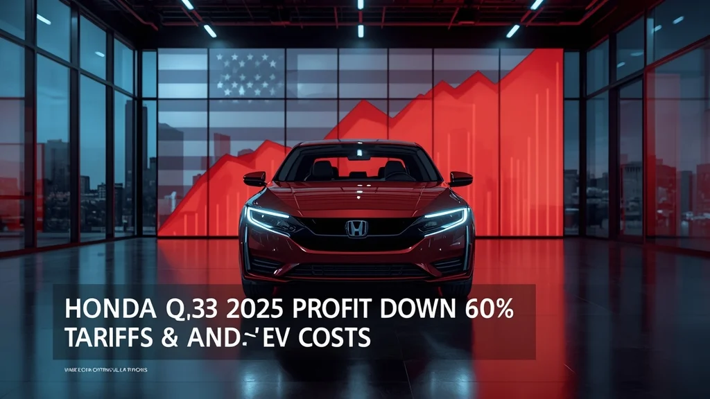 Honda profit decline, 2025 earnings, US tariffs, electric vehicle costs, EV market slowdown, automotive industry news, Honda financial results 1
