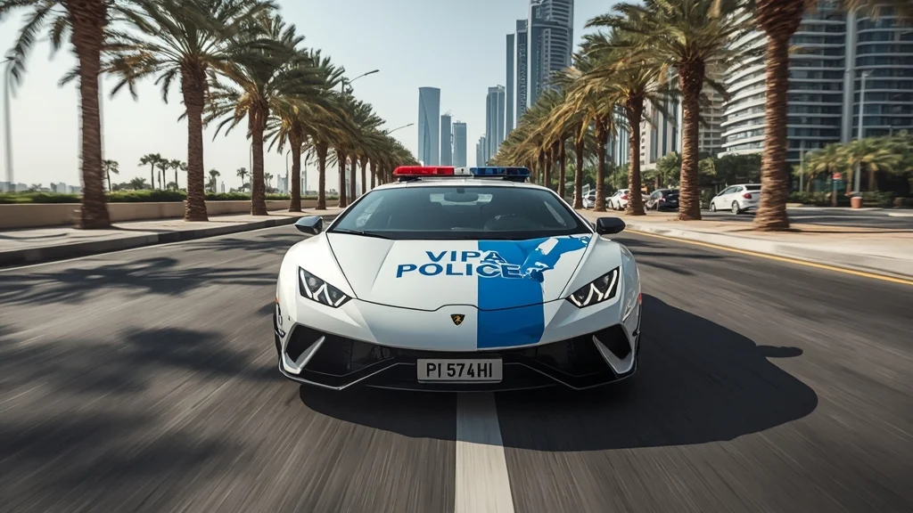 Lamborghini Revuelto, Mansory Initiate, Dubai Police supercar, high-performance luxury car, $1.1 million hypercar, V12 supercar, aftermarket tuning, exotic police vehicle 1