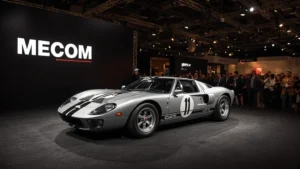 Ford GT40, MkII Factory Lightweight, 1966 auction, classic car prices, Mecum auction, vintage supercars, Ferrari comparison, automotive history 1