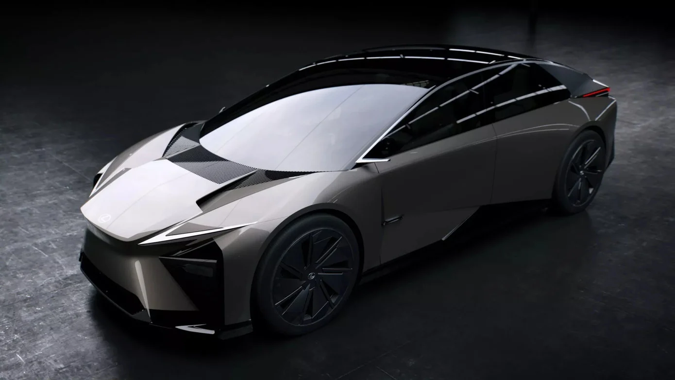 Lexus electric sedan, Lexus IS EV, luxury electric sedan, BMW i3 Neue Klasse competitor, solid-state battery Lexus, 2027 electric car launch, Lexus concept LF-ZC 3