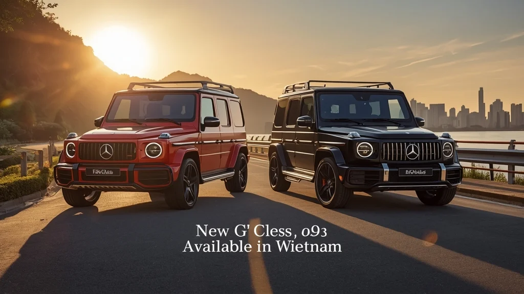 Mercedes-Benz G-Class, G500 Vietnam, AMG G63 Vietnam, luxury SUV Vietnam, off-road SUV, Mercedes Vietnam, new G-Class 2024, hybrid SUV 1