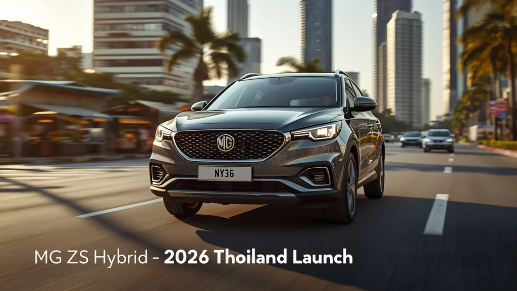 MG ZS, hybrid SUV, 2026 launch, Thailand automotive market, urban SUV, fuel efficiency, MG Pilot safety, Southeast Asia cars 1