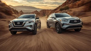 Nissan Xterra, body-on-frame SUVs, Nissan off‑road vehicles, Infiniti luxury SUV, Toyota Land Cruiser competitor, 2028 Xterra release, Nissan SUV lineup 1