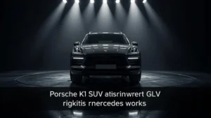 Porsche K1, Porsche SUV, Mercedes GLS competitor, twin turbo V8, luxury CUV, Porsche hybrid, Audi Q9 platform, premium platform combustion 1