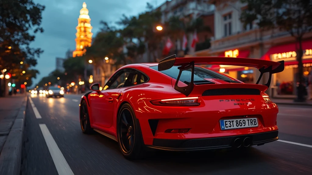 Red‑Hot Porsche 911 GT3 RS Roars onto Vietnam’s Streets