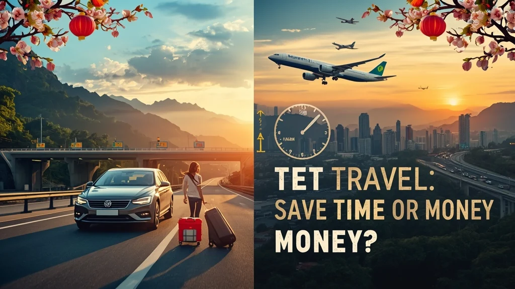 Tet travel Vietnam, driving vs flying, Vietnam road trip cost, Lunar New Year transportation, cheap travel Tet, Vietnam toll fees, fuel cost Vietnam 1