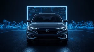 Honda City 2028, Honda City redesign, new Honda City, Honda City concept, Honda City hybrid, Honda City features, futuristic sedan 1