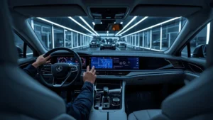 2026 car market, automotive trends 2026, digital dashboard, large infotainment screen, Apple CarPlay, right to repair, vehicle interior design 1