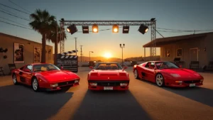 Ferrari movies, Ferrari film appearances, classic Ferrari cars, Hollywood car chases, Ferrari replica, movie car auctions, Ferrari in cinema 1