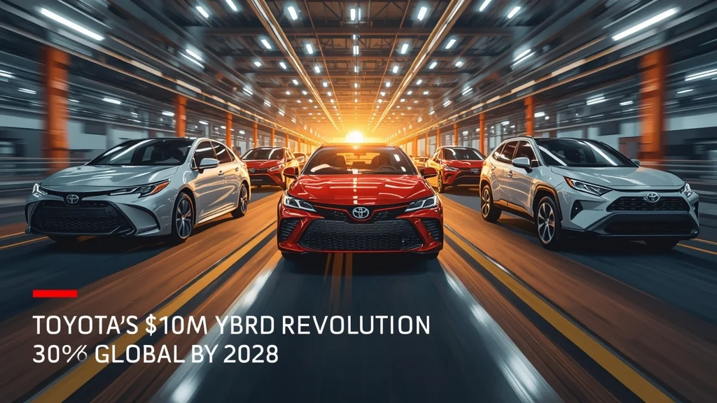 Toyota hybrid, hybrid vehicle production, electric vehicle market slowdown, Toyota US investment, global hybrid market, plug-in hybrid sales, automotive industry trends 1