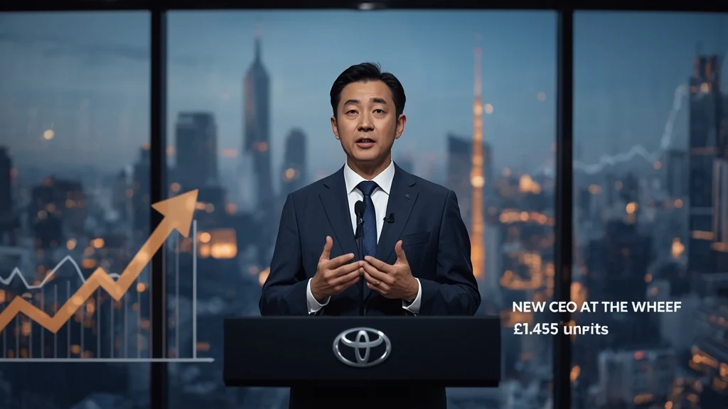 Toyota new CEO, Toyota profit decline, automotive tariffs, Kenta Kon, Koji Sato, Toyota earnings 2025, global car sales 1