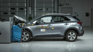 Toyota Corolla Cross, safety rating, Global NCAP, side curtain airbags, Africa car safety, vehicle safety standards, car crash test 1