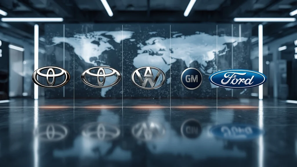 Toyota, BYD, Ford, global car sales 2025, automotive market, best-selling car brands, electric vehicles 1