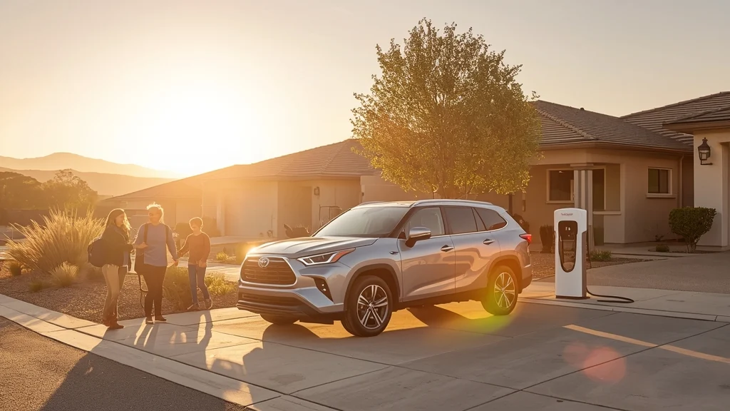 Toyota Highlander 2026, electric SUV, all electric Highlander, EV family SUV, Toyota electric vehicle, 2026 EV SUV, NACS charging, Toyota Safety Sense 4.0 1