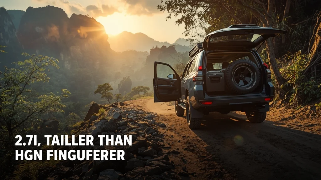 Toyota Land Cruiser FJ, 2.7L engine, compact SUV, off-road SUV, Toyota Thailand, part-time 4WD, high ground clearance, Fortuner rival 1