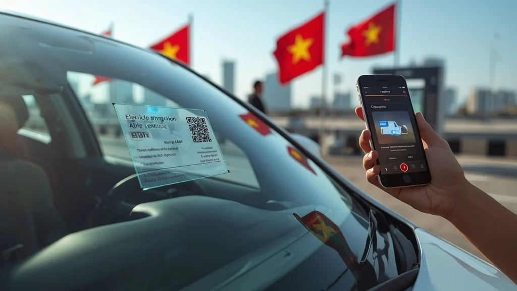 digital car inspection Vietnam, electronic vehicle registration, VNeID, VNeTraffic, automotive paperwork digital, Vietnam transport agency, electric vehicle certification 1