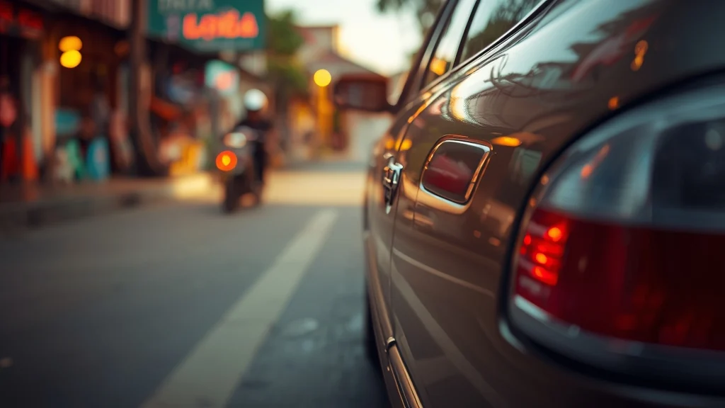 car anti-theft, manual handbrake, manual transmission security, steering lock, vintage car security, vehicle theft prevention, Vietnam car market 1