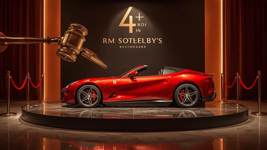 Ferrari 812 Competizione, supercar investment, luxury car auction, exotic car resale, Ferrari limited edition, high‑performance sports car, automotive collectibles 1