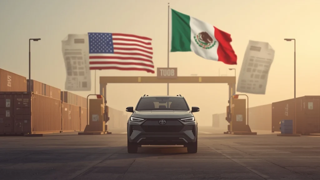 Toyota compact pickup, affordable pickup truck, USMCA tariffs, trade policy automotive, North America pickup market, Toyota EPU concept, small pickup demand 1