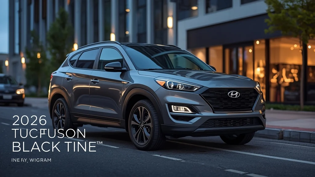 Hyundai Tucson 2026, Black Line trim, C-segment SUV, hybrid SUV, automotive upgrades, Hyundai SUV, 2026 car updates 1