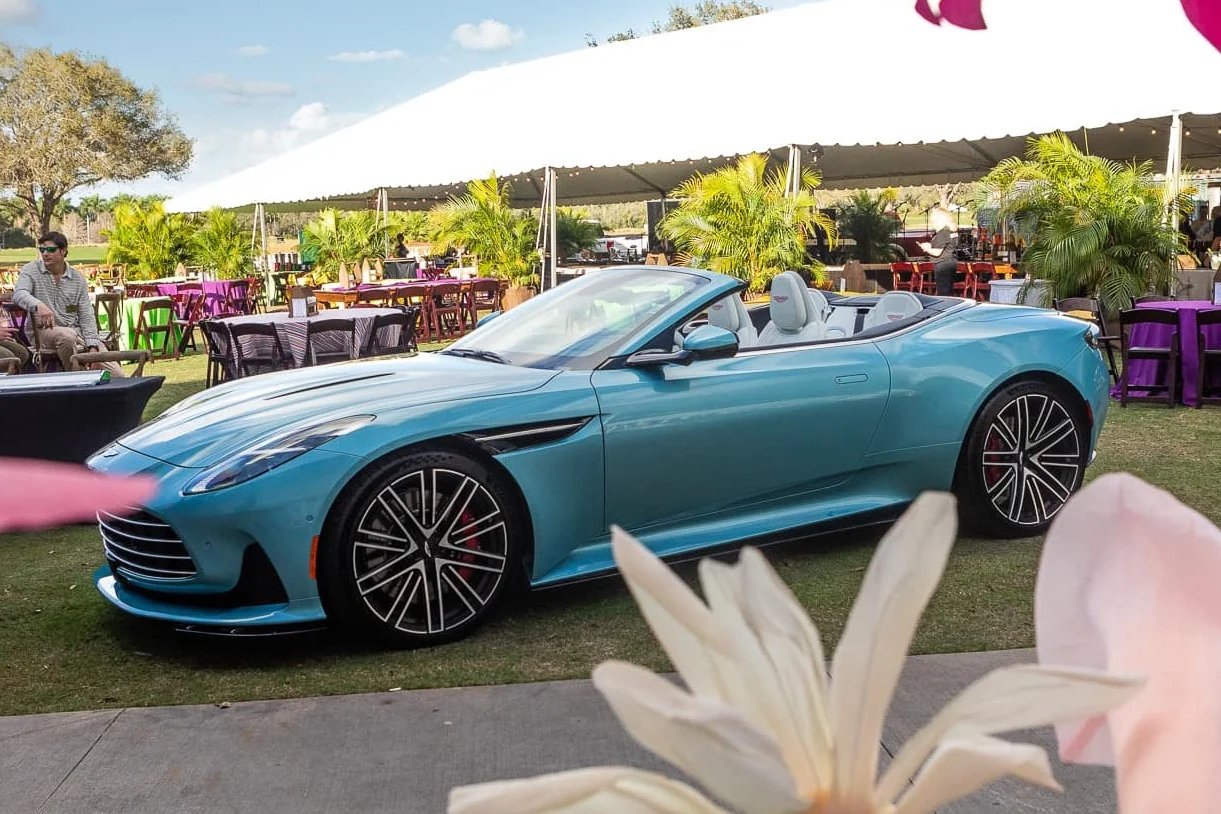 Aston Martin Vanquish Volante, Wave Edition, luxury supercar, Naples Winter Wine Festival, V12 twin‑turbo, limited edition car, high‑price auction 12