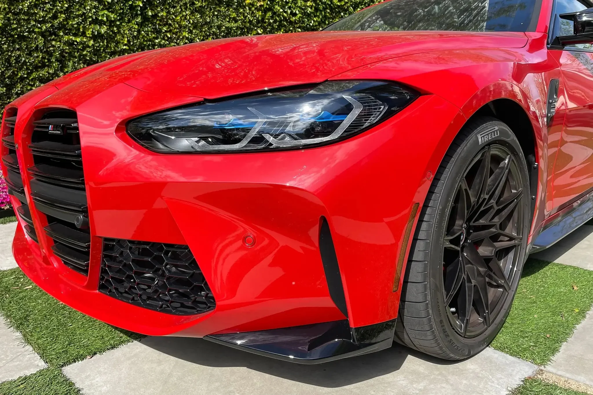 BMW laser headlights, BMW M4 Competition, headlight replacement cost, luxury car maintenance, automotive repair, BMW repair cost, laser headlight repair, car insurance claims 3