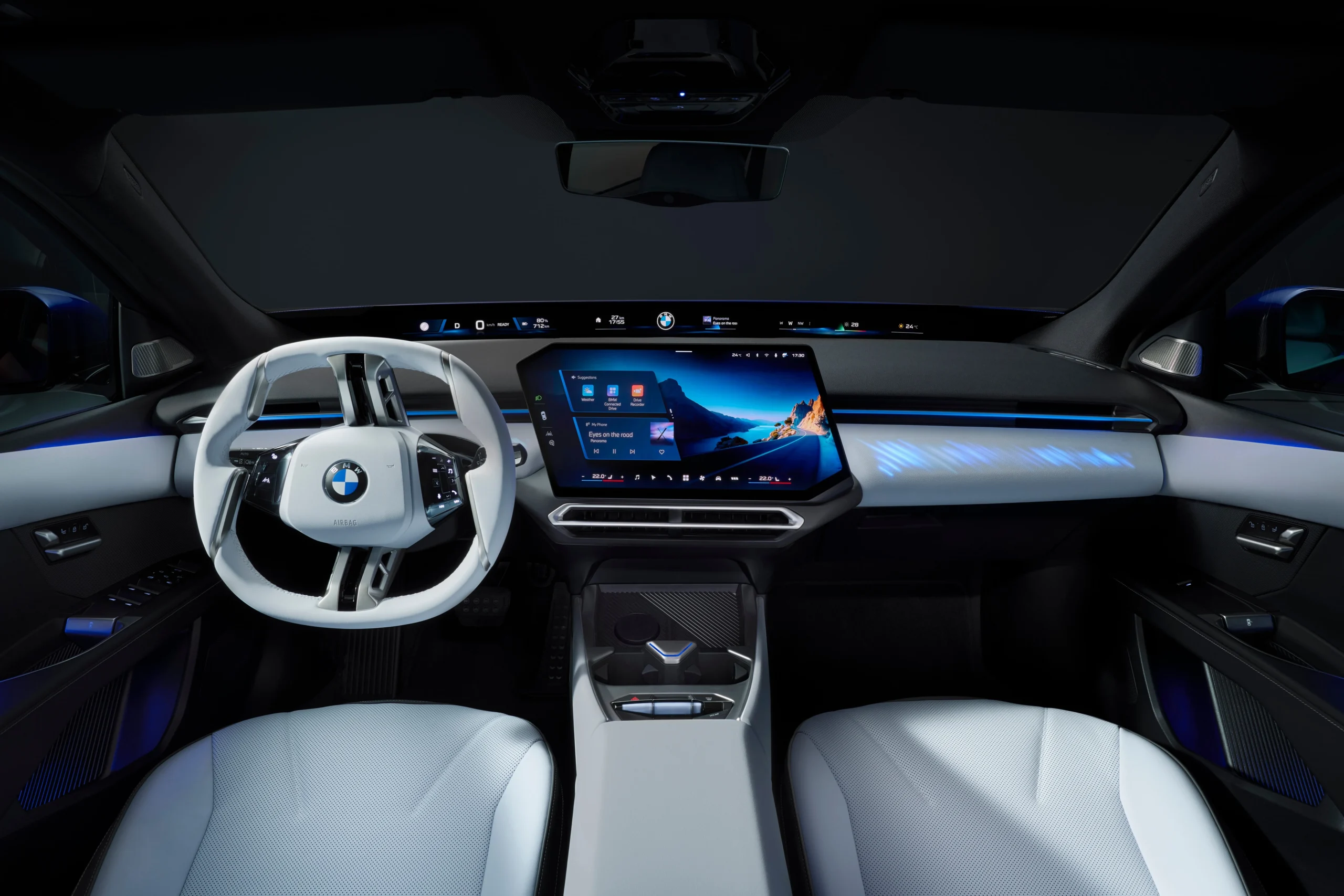 BMW i3 50 xDrive, electric sedan, Neue Klasse, BMW eDrive, 2026 BMW electric car, electric vehicle charging, BMW luxury EV 14