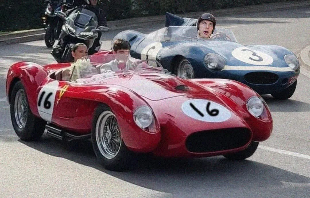 Charles Leclerc, Ferrari 250 Testa Rossa, F1 wedding, luxury car wedding, Monaco wedding, Ferrari Heritage Collection, supercar, Formula 1 9