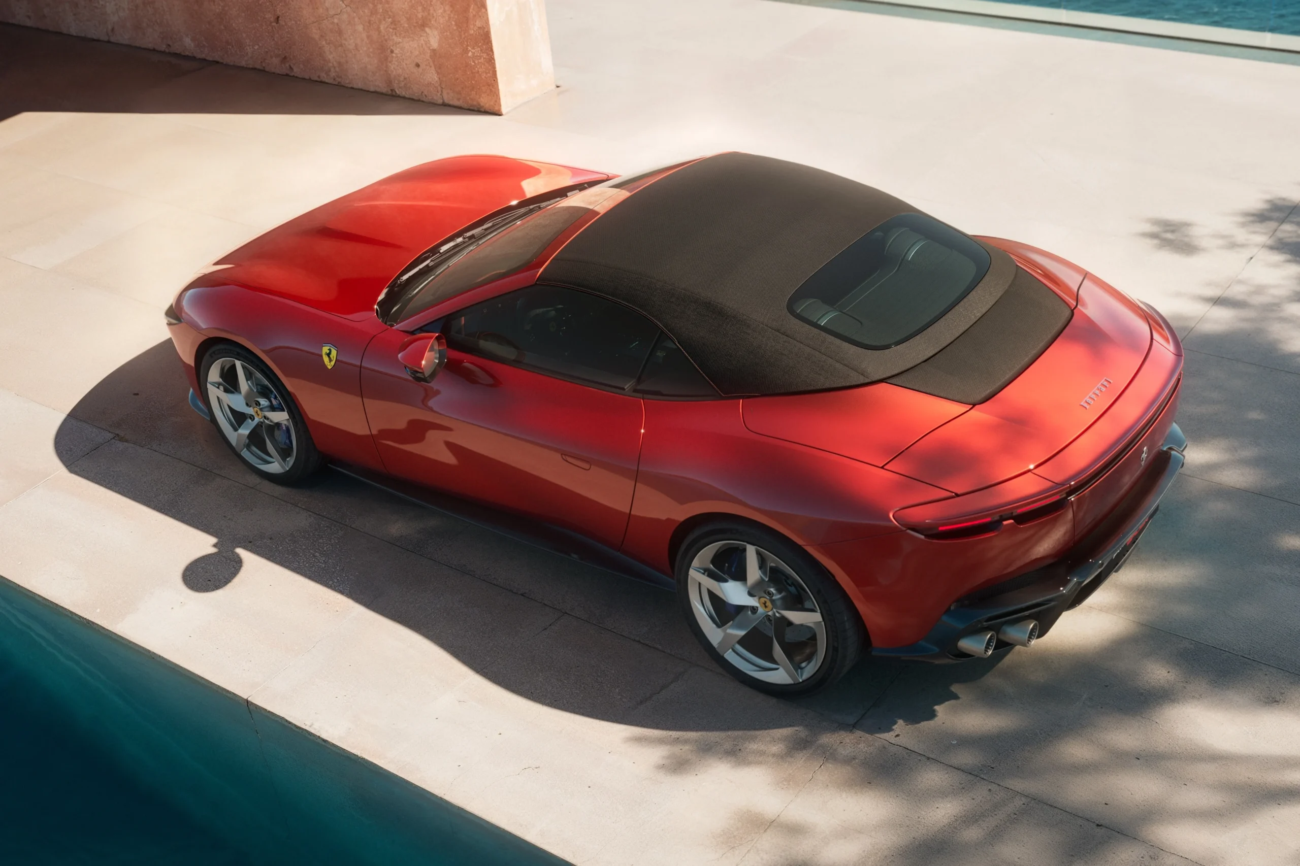 Ferrari Amalfi Spider, Ferrari convertible, V8 supercar, 640 horsepower, luxury sports car, 2024 Ferrari, high performance roadster 7