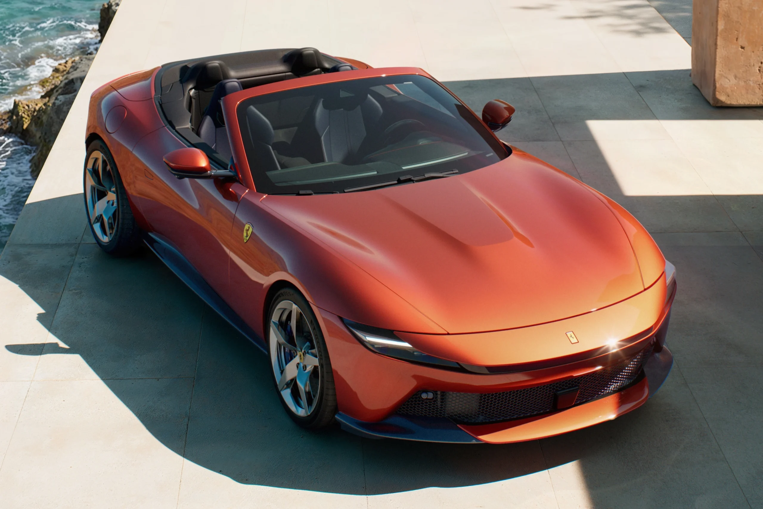 Ferrari Amalfi Spider, Ferrari convertible, V8 supercar, 640 horsepower, luxury sports car, 2024 Ferrari, high performance roadster 14