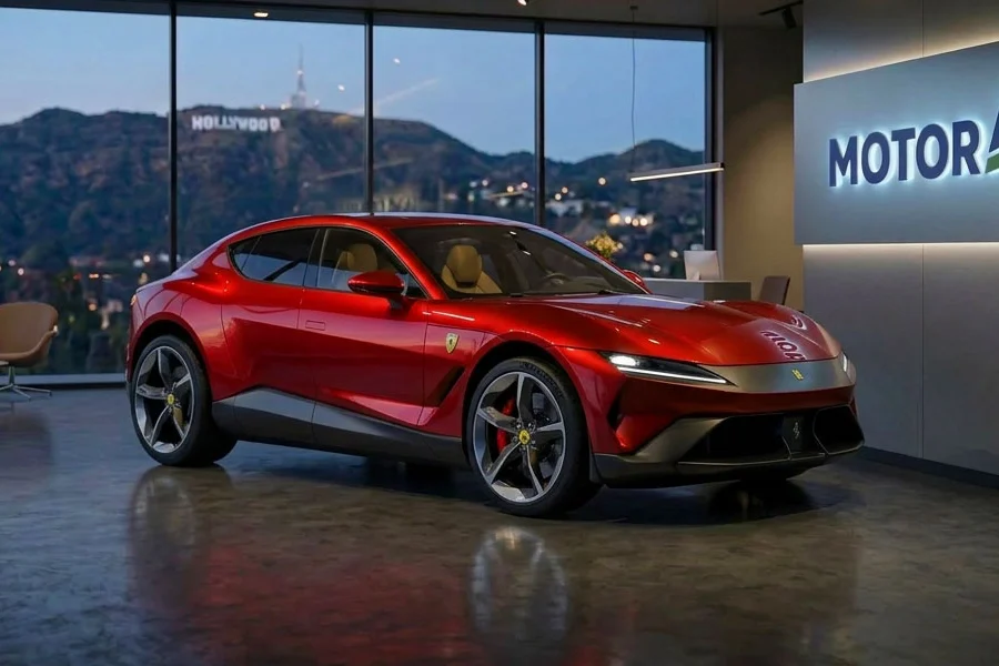 Ferrari Luce, Ferrari electric car, Mazda Luce trademark, EV naming dispute, luxury electric supercar, automotive trademark battle, Lamborghini EV project 2