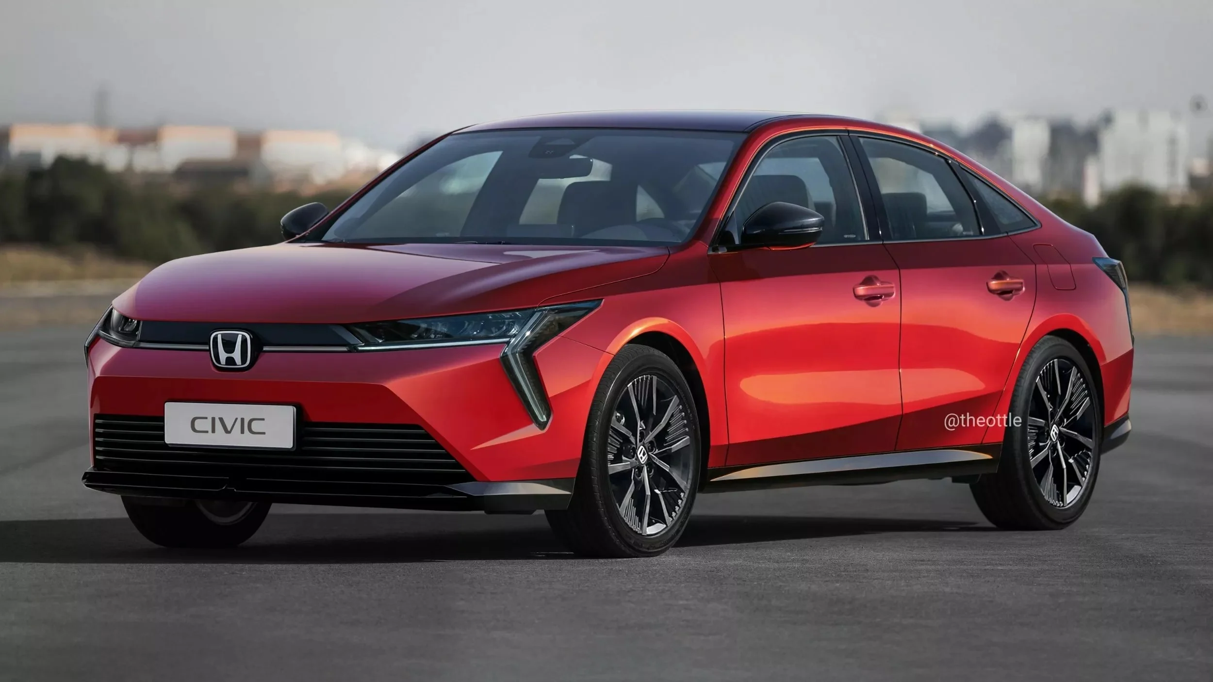 2028 Honda Civic, Honda Civic hybrid, new Honda Civic design, C‑segment sedan, hybrid sedan, automotive technology, lightweight chassis 3