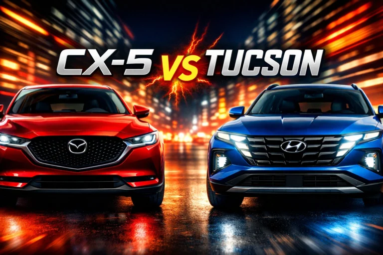 Mazda CX-5 vs Hyundai Tucson 2026 SUV comparison