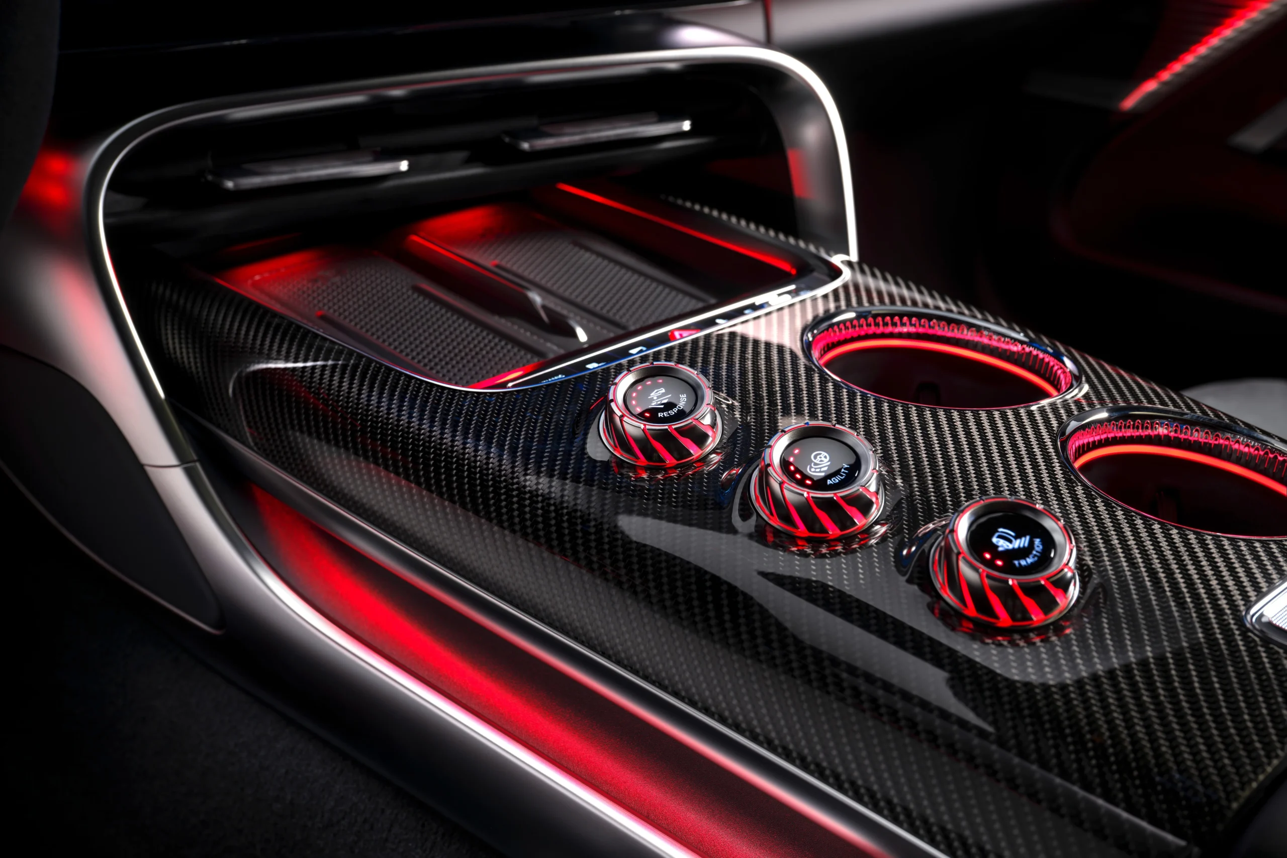 Mercedes AMG GT 4-door coupe electric, electric supercar, AMG interior, luxury electric sedan, MBUX infotainment, AMG performance seats, panoramic roof 11