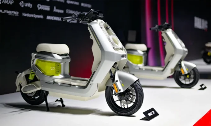 electric scooter LiDAR, NIU electric bike, Hesai LiDAR, AI powered scooter, electric motorcycle safety, affordable LiDAR, two-wheeler technology 2