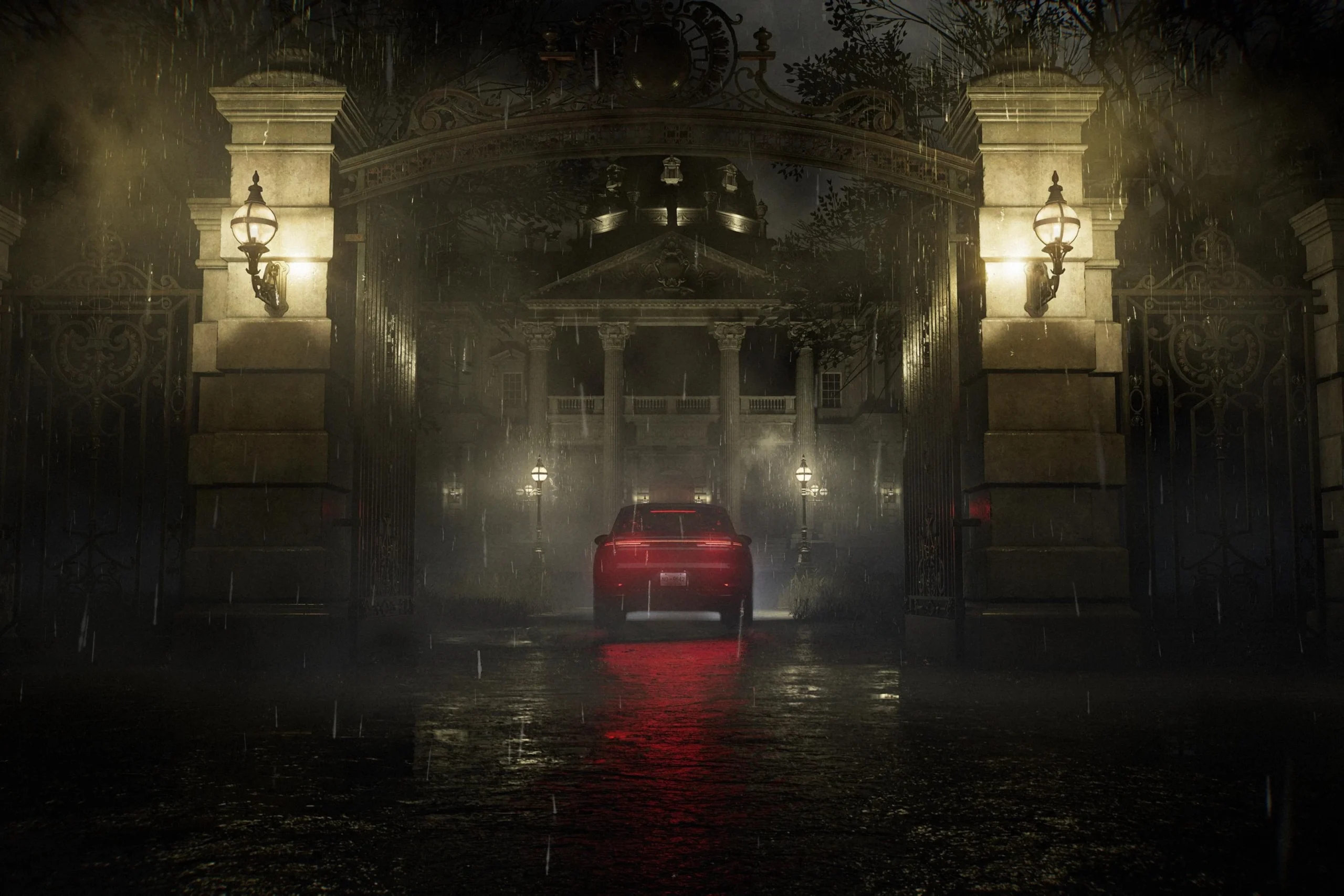 Porsche Cayenne Turbo GT, Leon Scott Kennedy, Resident Evil Requiem, Capcom gaming SUV, Porsche partnership, gaming Easter egg, high-performance SUV 7