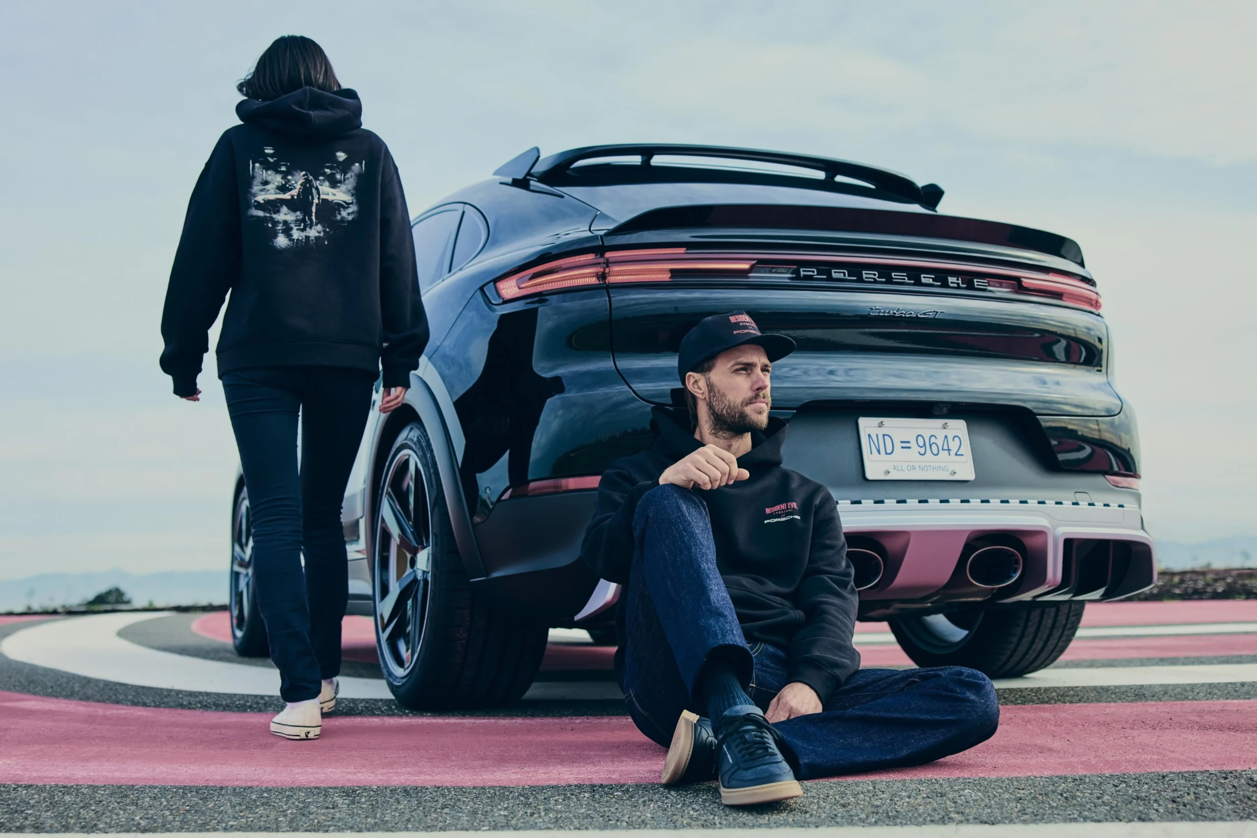 Porsche Cayenne Turbo GT, Leon Scott Kennedy, Resident Evil Requiem, Capcom gaming SUV, Porsche partnership, gaming Easter egg, high-performance SUV 10