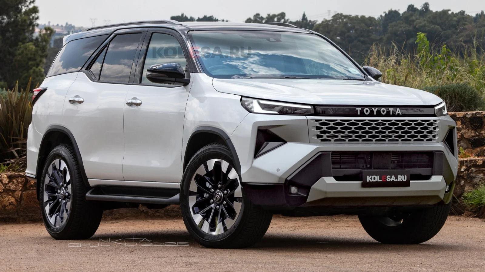 Toyota Fortuner 2026, new Toyota SUV, Toyota Hilux design, off-road SUV, cyber sumo design, Toyota interior technology, 2.8L turbo engine 3