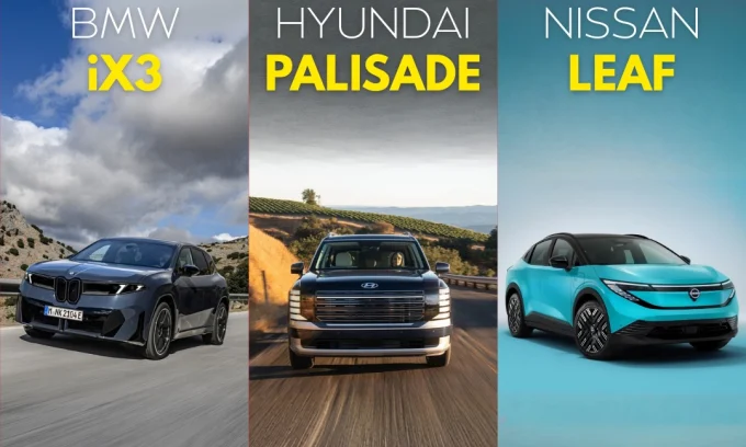 World Car of the Year 2026, electric vehicles, BMW iX3, Nissan Leaf, Hyundai Palisade, Mercedes CLA, global car awards 2