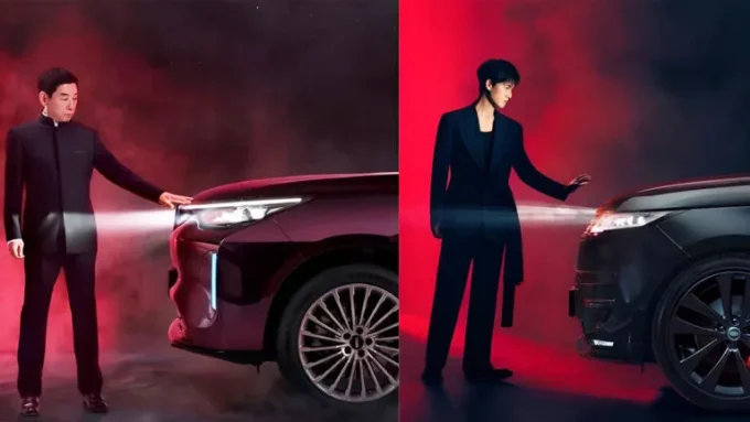 Wey V9X, Great Wall Motor, Land Rover ad controversy, Range Rover Sport 2025, automotive copyright, Chinese SUV, luxury EV market, GWM One platform 2