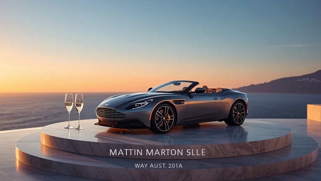 Aston Martin Vanquish Volante Wave Edition, luxury supercar auction, Naples Winter Wine Festival, limited edition Aston Martin, V12 supercar price, exclusive car experiences, charity car auction 1