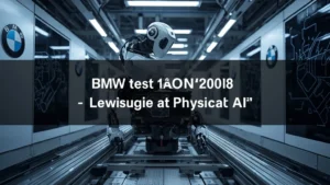 BMW AEON robot, electric vehicle production, AI robotics, iFACTORY Leipzig, Hexagon Robotics, automotive manufacturing automation, EV battery assembly 1