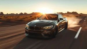 BMW M4 pickup, custom BMW truck conversion, 800 horsepower BMW, carbon fiber BMW M4, high performance pickup, DinMann BMW accessories, SEMA custom car 1